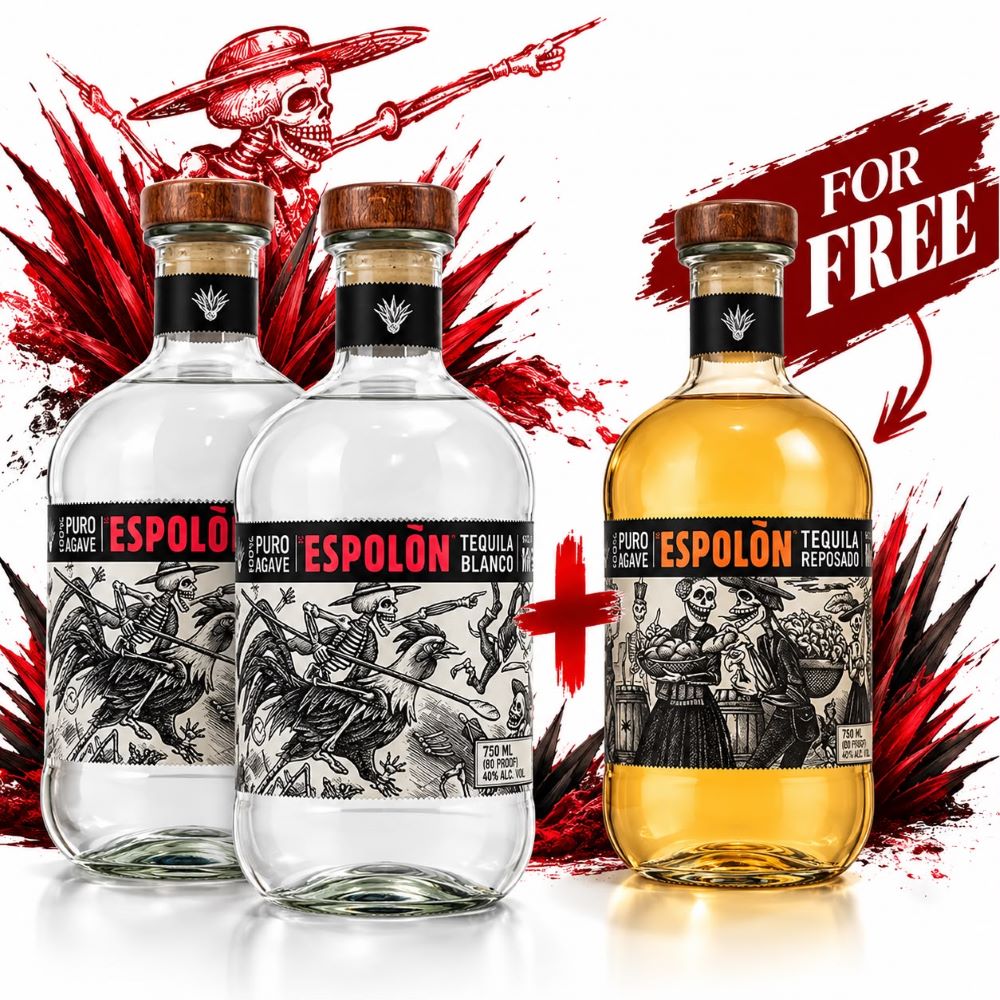 Espolon Tequila Blanco 700Ml x2 + El Jimador Tequila Reposado 70Cl