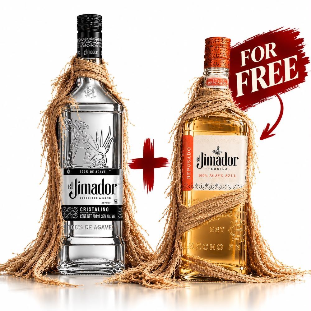 El Jimador Tequila Crisallino 70Cl + El Jimador Tequila Reposado 70Cl