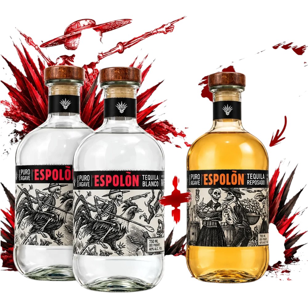 Espolon Tequila Blanco 700Ml x2 + Espolon Reposado 70Cl